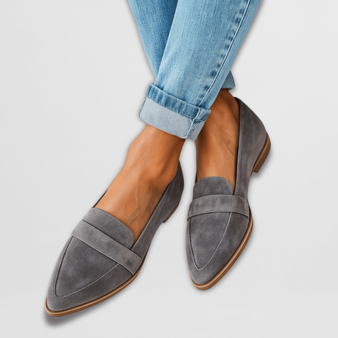 Alessia | Weiche Wildleder Slipper für Damen