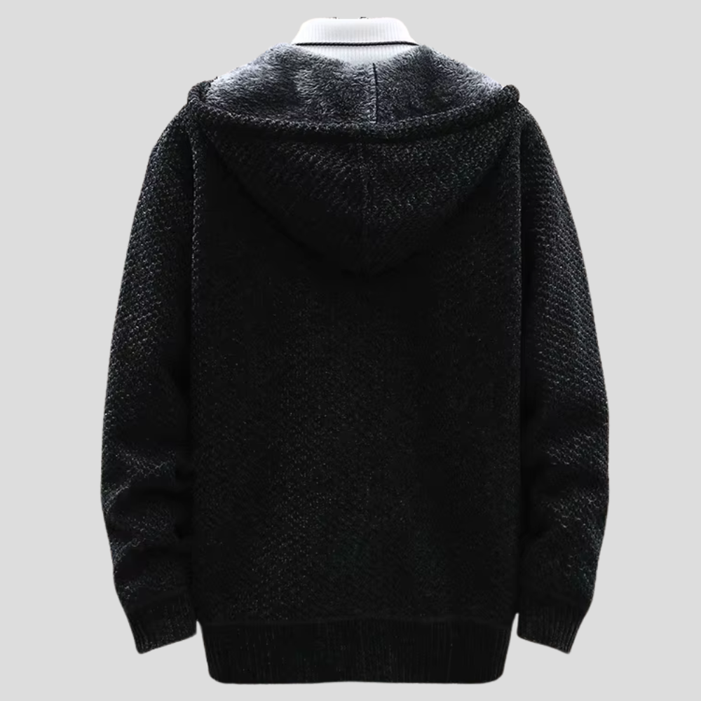 Oslo | Strick Hoodie für Herren mit Kapuze und langen Ärmeln
