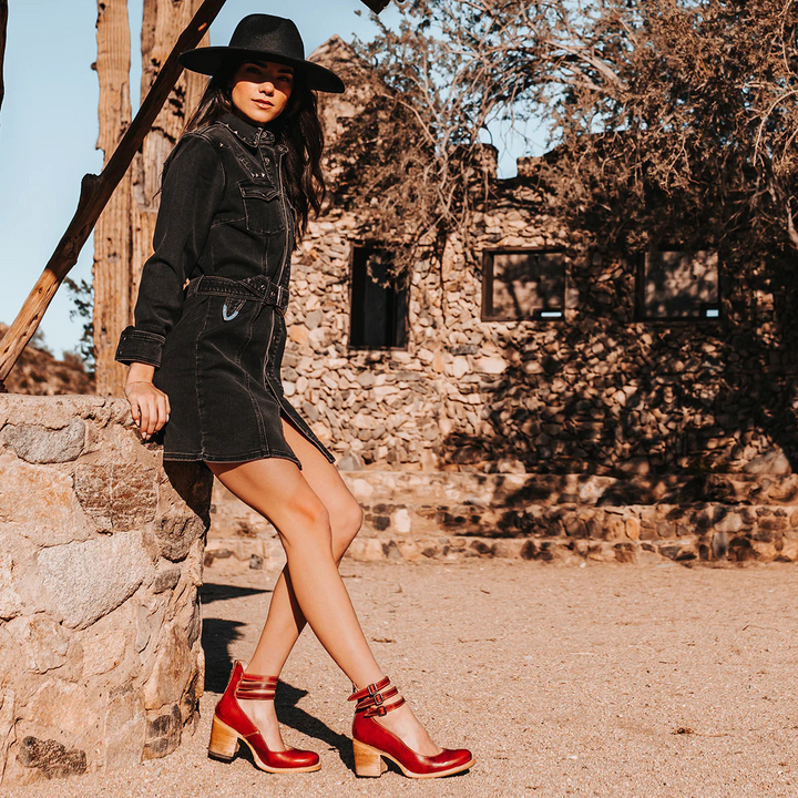 Marisa | Klarsichtstiefel für Damen mit mittelhohem Absatz