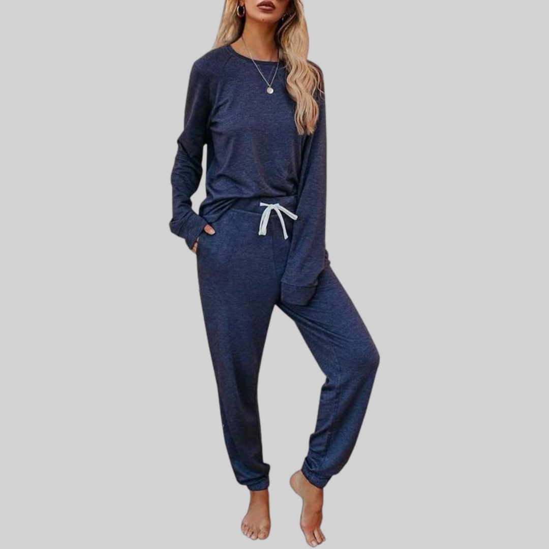 Josie | Lässiges Langarm- und Sweatpants-Set für Damen