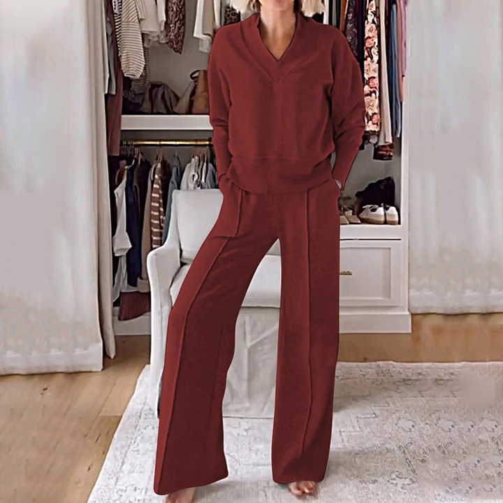 Carmela | V-Ausschnitt Lounge Set für Damen