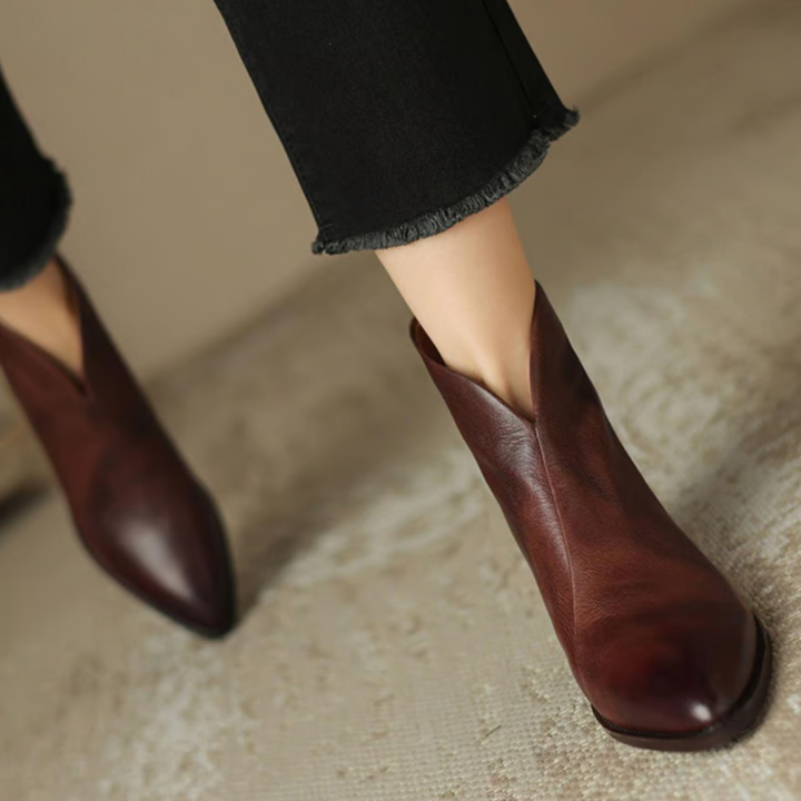 Oriana | Elegante Stiefeletten für Herren mit niedrigem Absatz