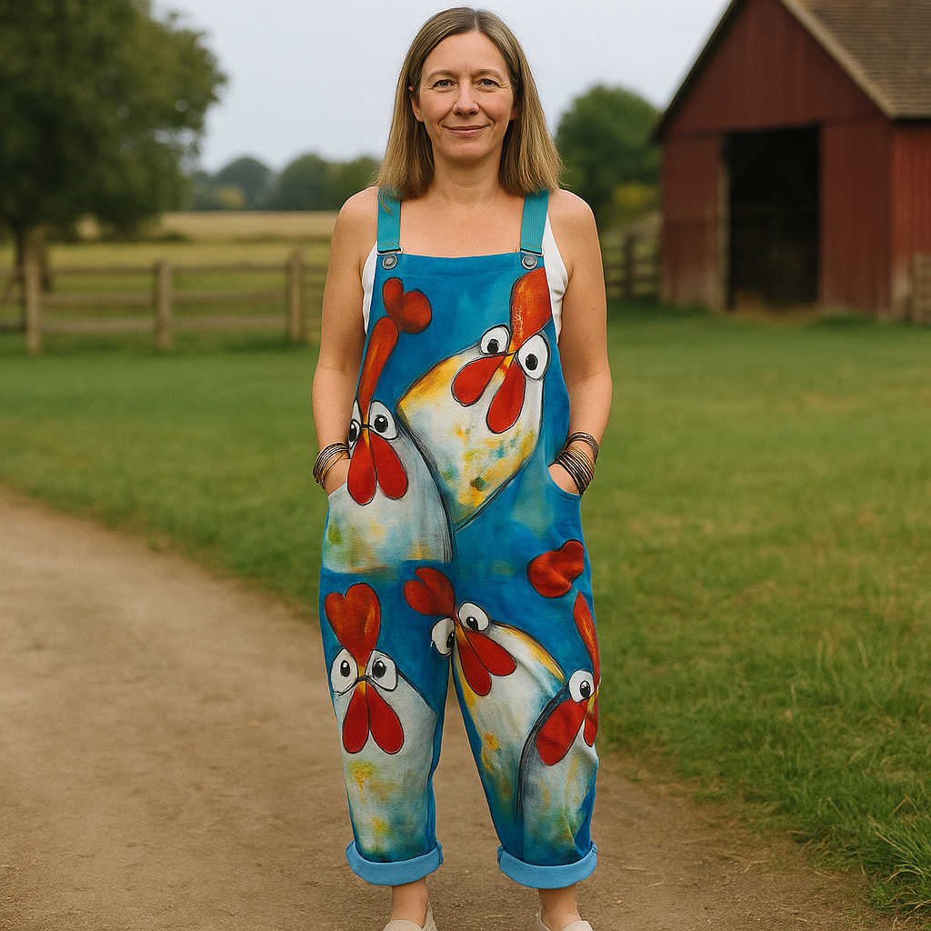 Vintage Weite Bein Jumpsuit | Müheloser Stil und Komfort für Damen