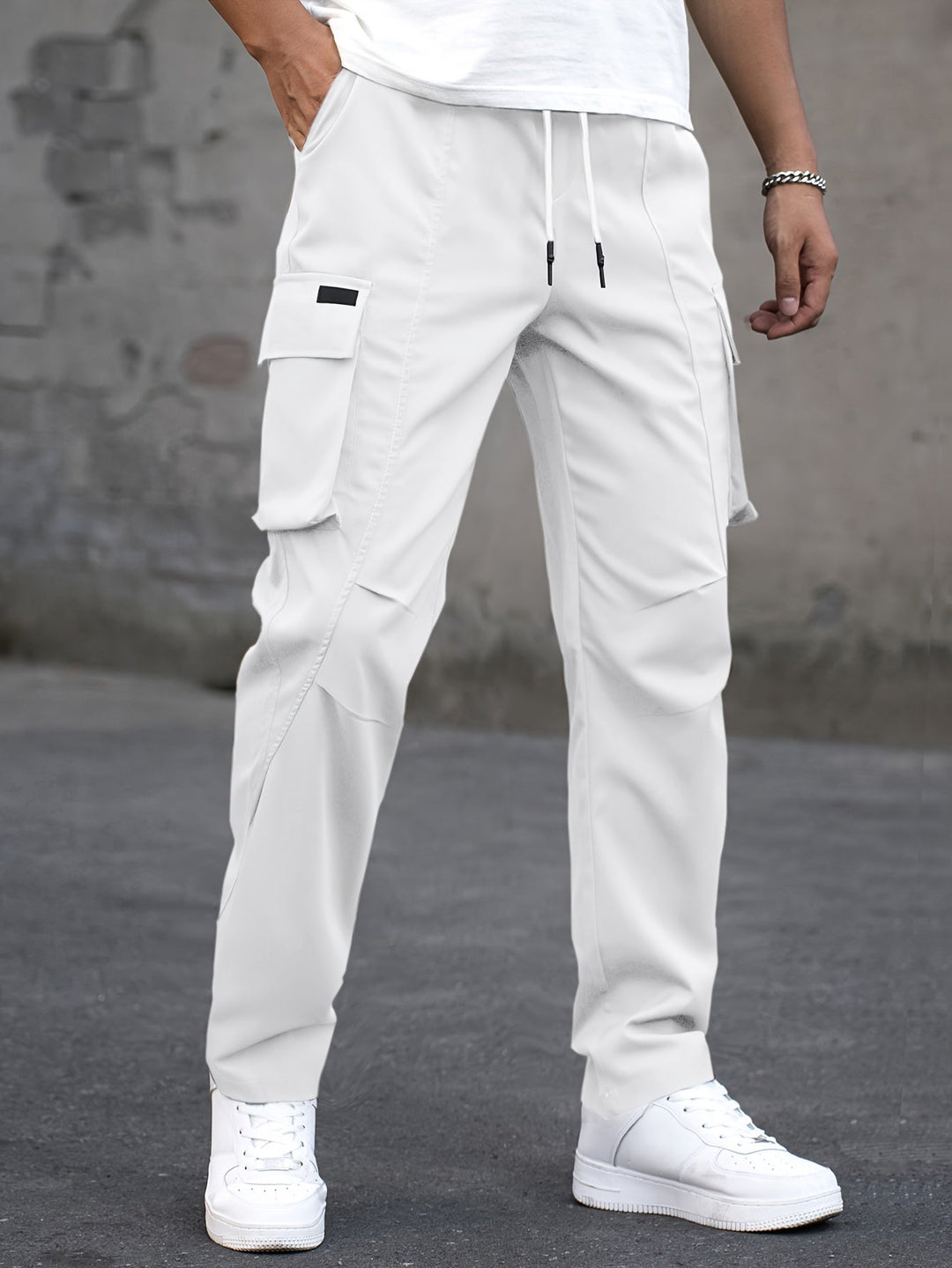 Sandro | Herren Freizeit Cargo-Hosen mit geradem Bein