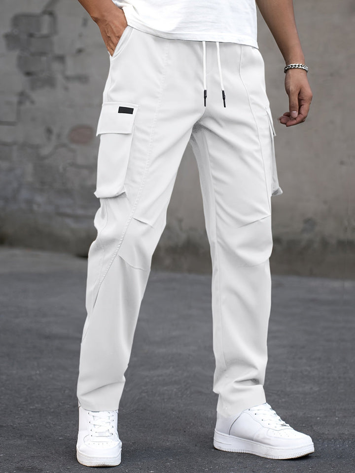 Sandro | Herren Freizeit Cargo-Hosen mit geradem Bein