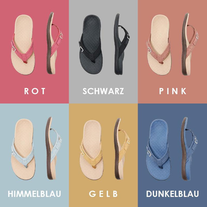 Giuseppina | Orthopädische Sommersandalen für Damen mit flachem Absatz