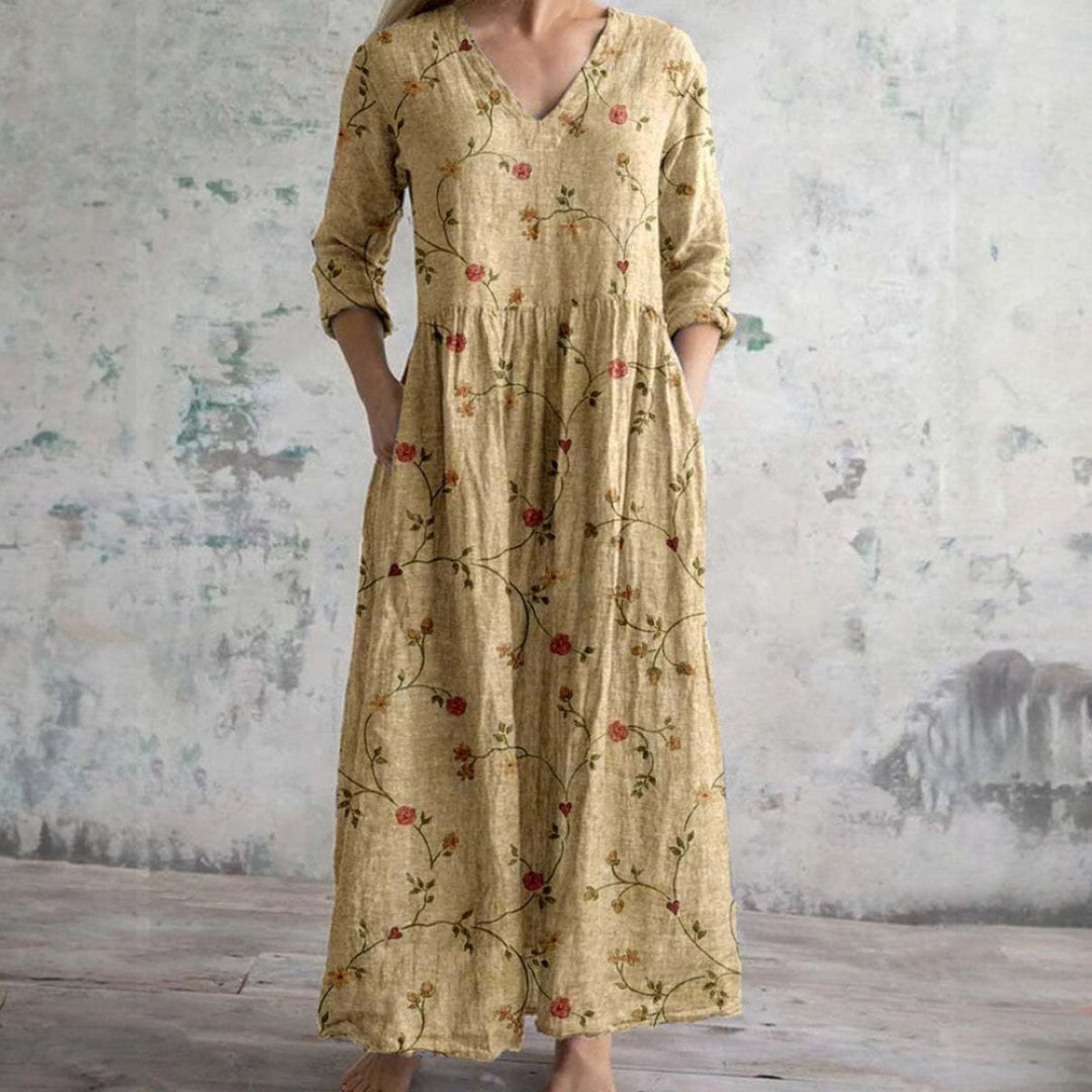 Eliana | Elegantes Blumenkleid in Premium-Qualität für Damen