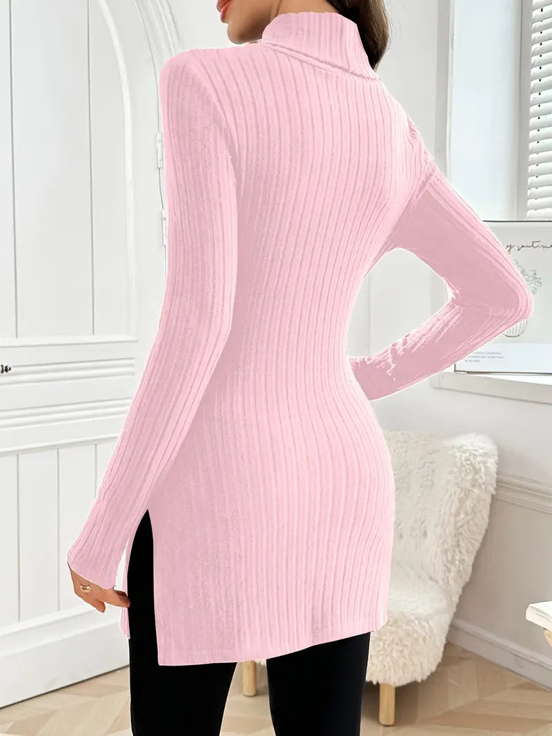 Sarah | Eleganter Langärmeliger Pullover für Damen mit Schmaler Passform für Den Herbst