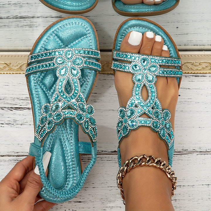 Donatella | Orthopädische Boho Sandalen für Damen mit niedrigem Absatz