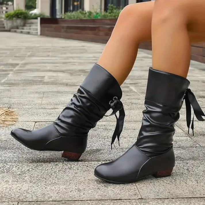 Stef | Modische-Schnürstiefeletten