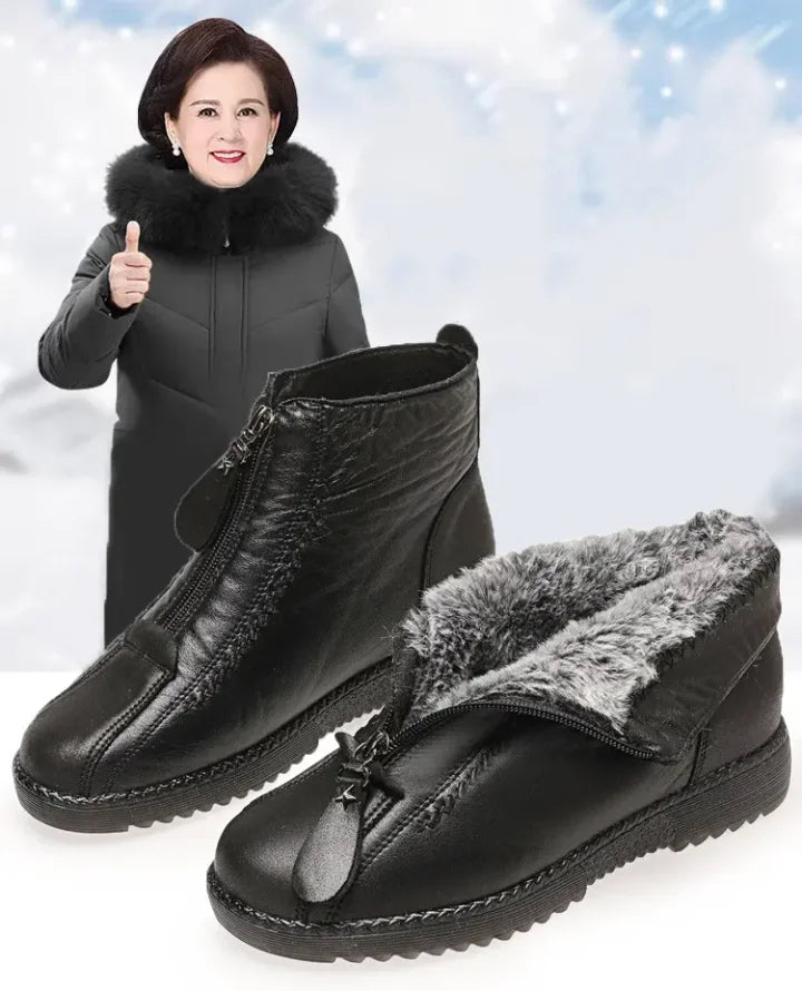 Mia | Elegante Rutschfeste Stiefeletten für Damen mit flachem Absatz