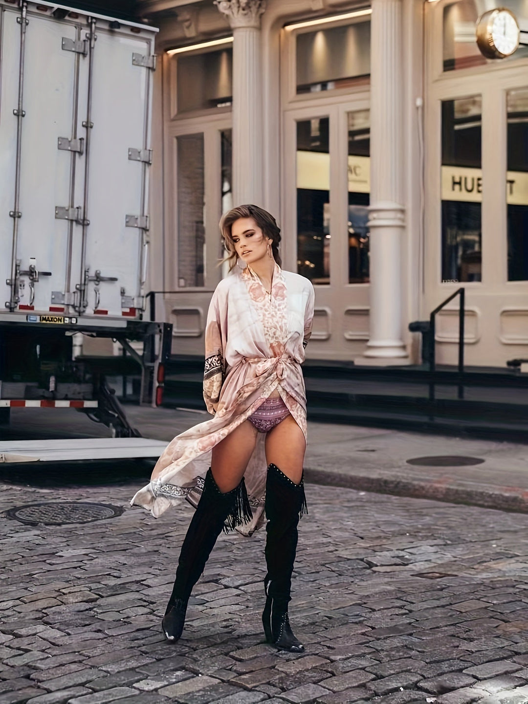 Elena | Damen Maxi-Kimono