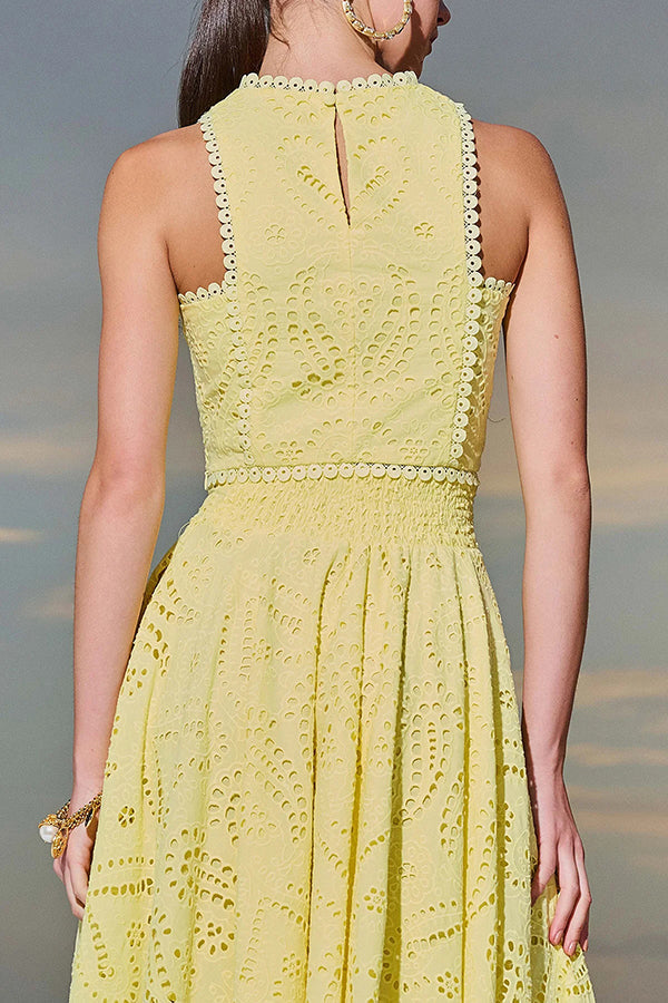 Althea | Romantisches Co-ord-Set für Damen mit Blumenmuster und Rundhalsausschnitt