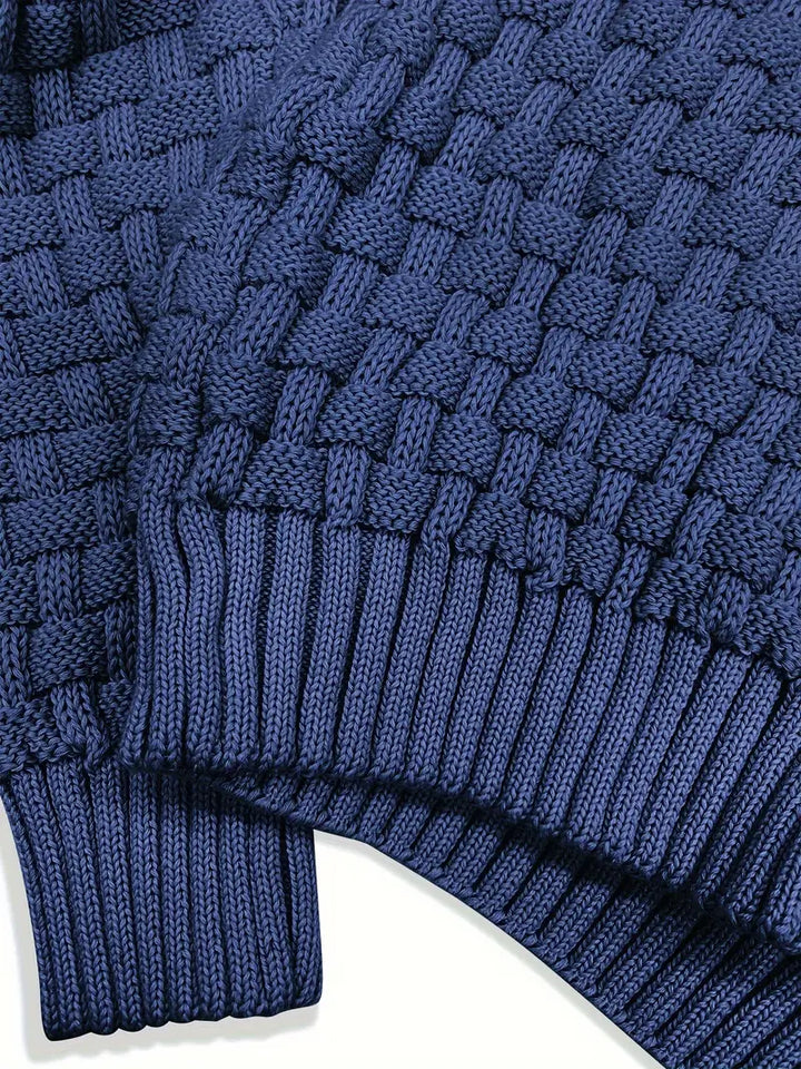 Matteo | Strickpullover für Herren mit Rollkragen und langen Ärmeln
