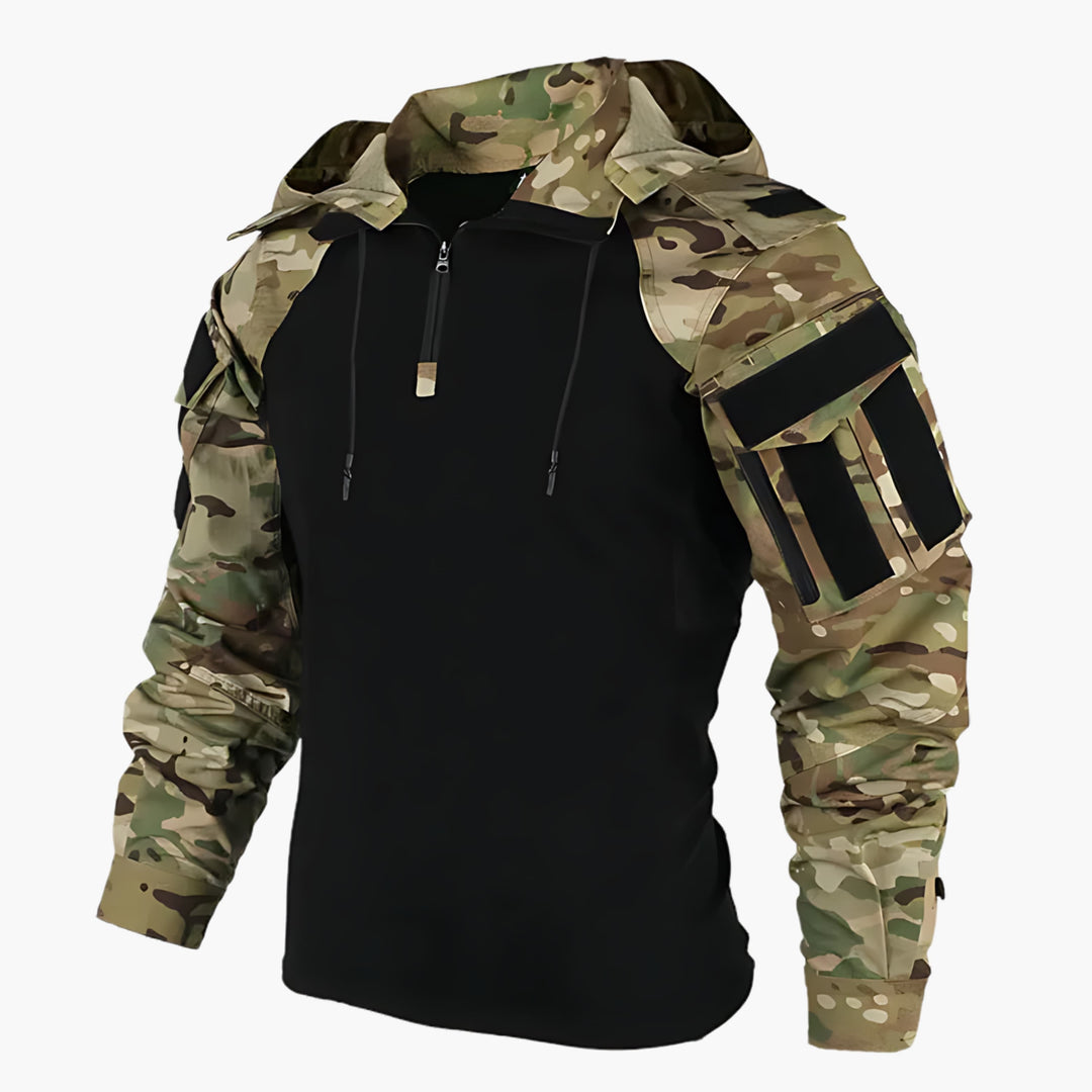 Gabriele | Taktische Jacke für Herren mit Kapuze und langen Ärmeln