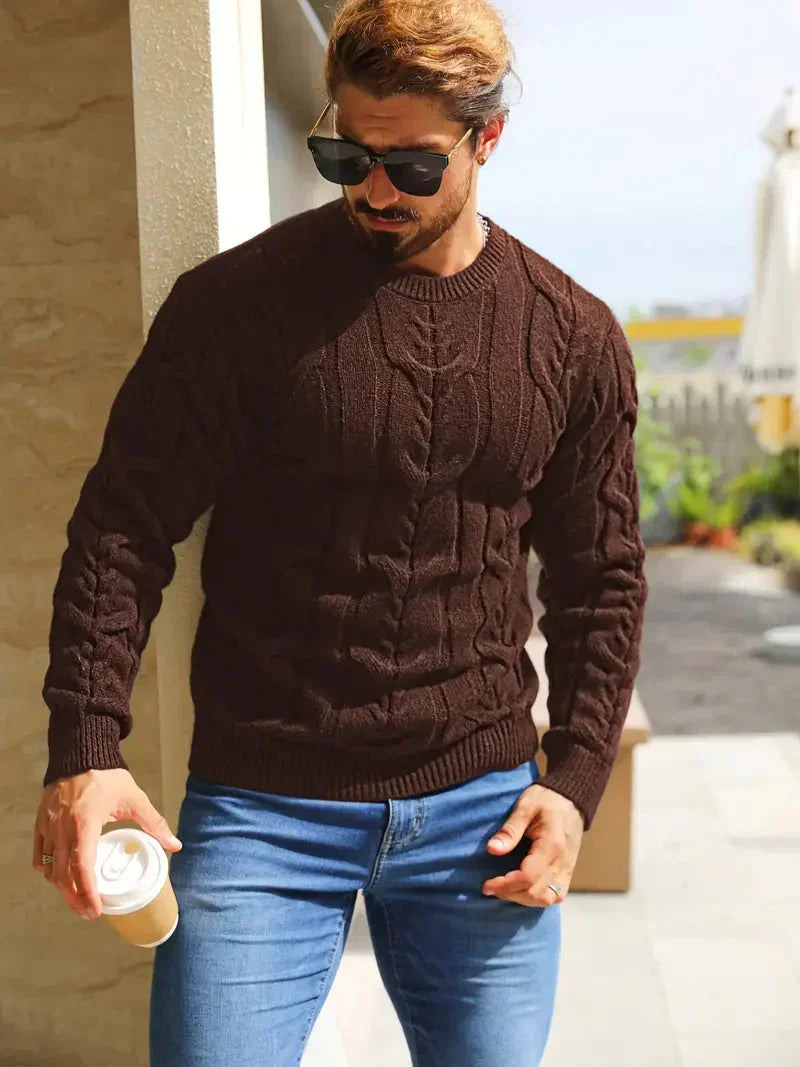 Brit und Boho | Graphica Geo Strickpullover mit geometrischem Muster