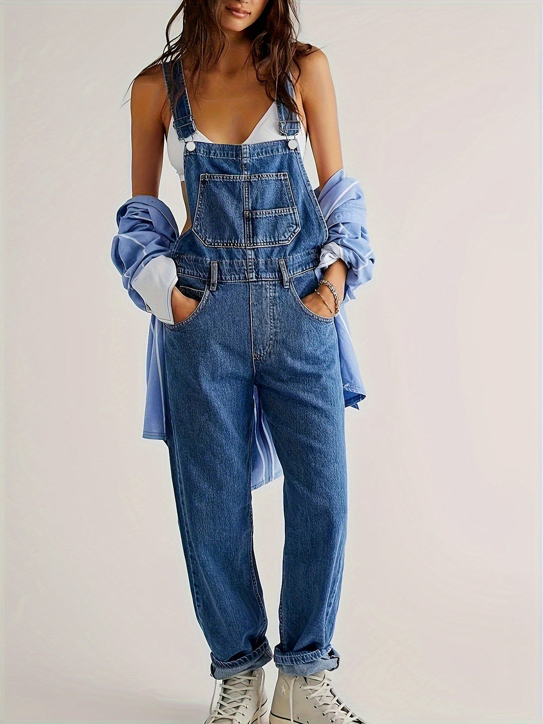 Wendy | Trendige Denim-Latzhose für Damen