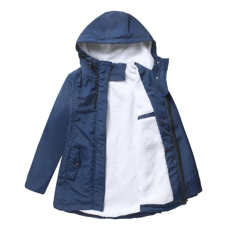 AMINA | Isolierte Winterjacke für Damen mit Kapuze und gestepptem Futter für ultimativen Wärmekomfort