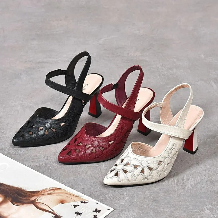 Jonah | Retro Orthopädische High Heels Pumps für Damen