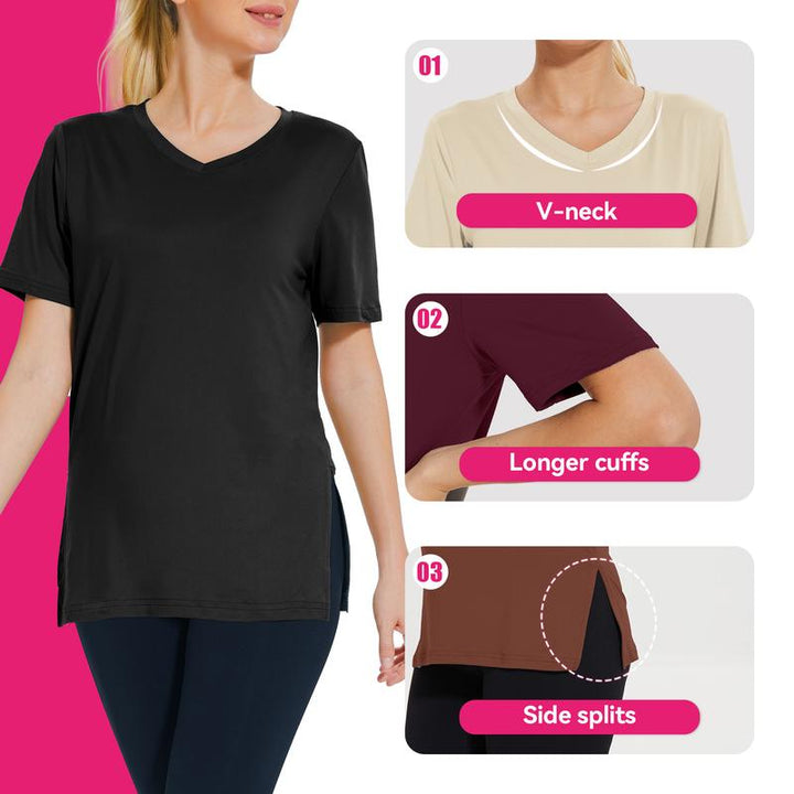 Selena | Lässiges, lockeres T-Shirt (3er-Pack) für Damen