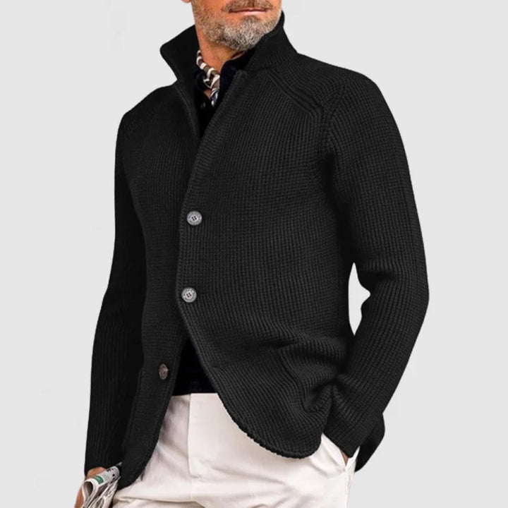 Michele | Lässige Strickjacke für Herren mit langen Ärmeln