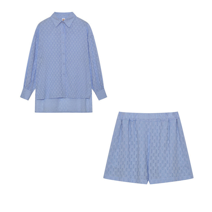 Elizabeth | Luftiges Shirt- und Shorts-Set