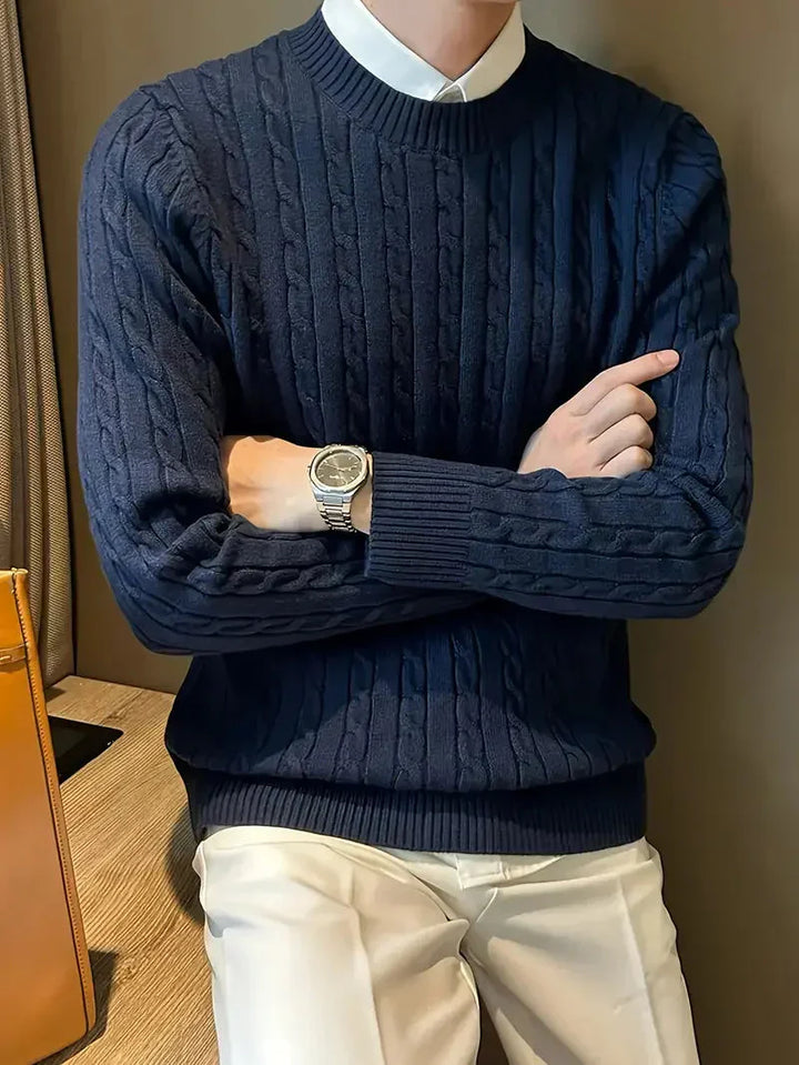 Brit und Boho | Kabelstrickpullover