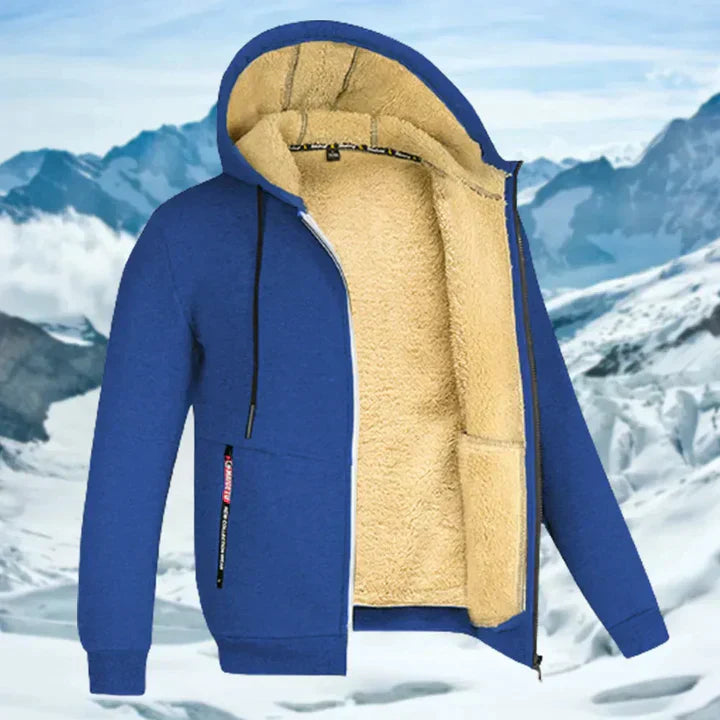 Arie | Herren Wintermantel mit Kapuze und langen Ärmeln