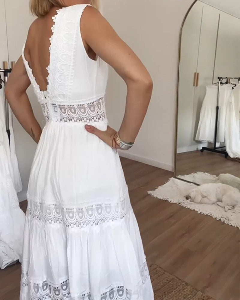 Stella | Bequemes V-Ausschnitt Topkleid für Damen