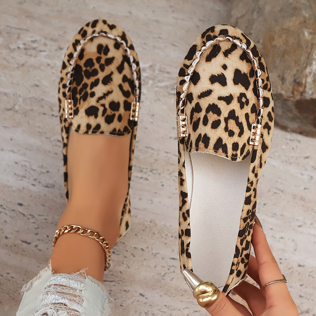 Jennifer | Leopardenmuster Slipper für Damen