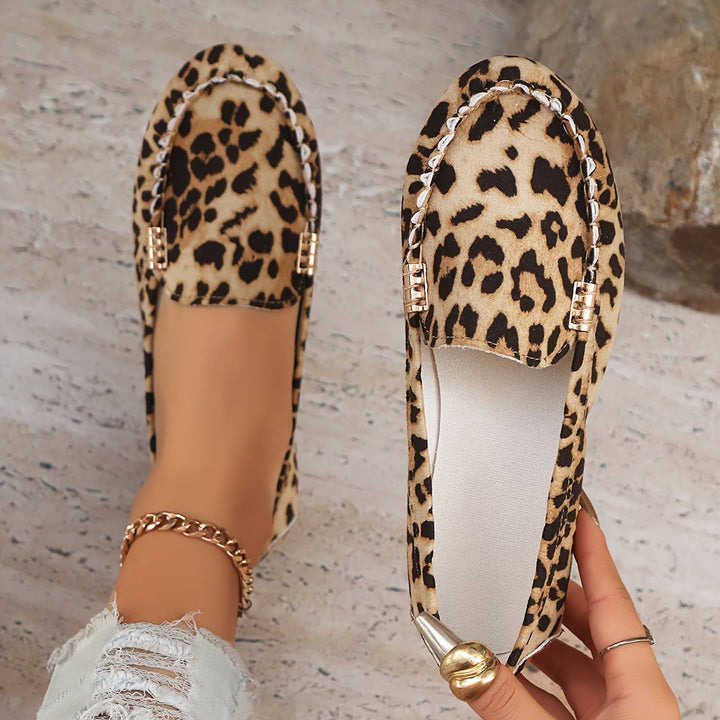 Jennifer | Leopardenmuster Slipper für Damen