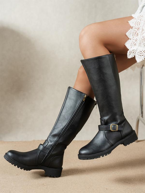 Rosavie | Geräumige Wadenlange Stiefeletten für Damen mit niedrigem Absatz