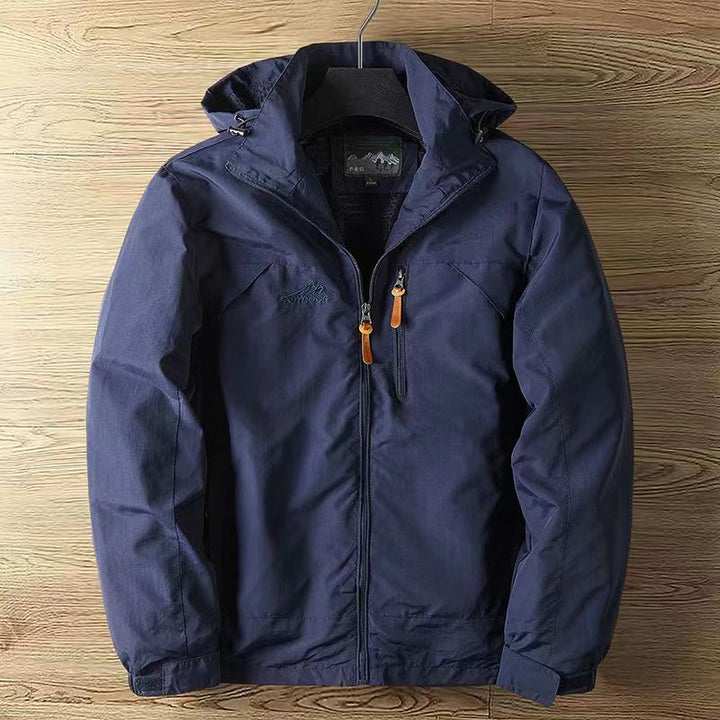 Alverston | Wasserabweisende Jacke für Herren mit Kapuze und langen Ärmeln