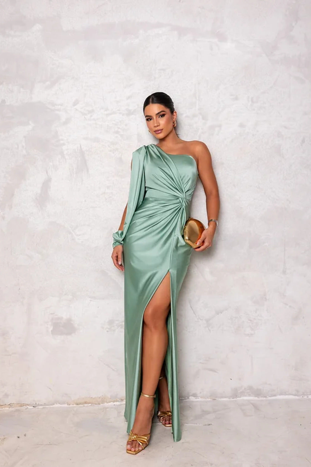 Anna | Elegantes Silhouette Kleid mit Rundhalsausschnitt