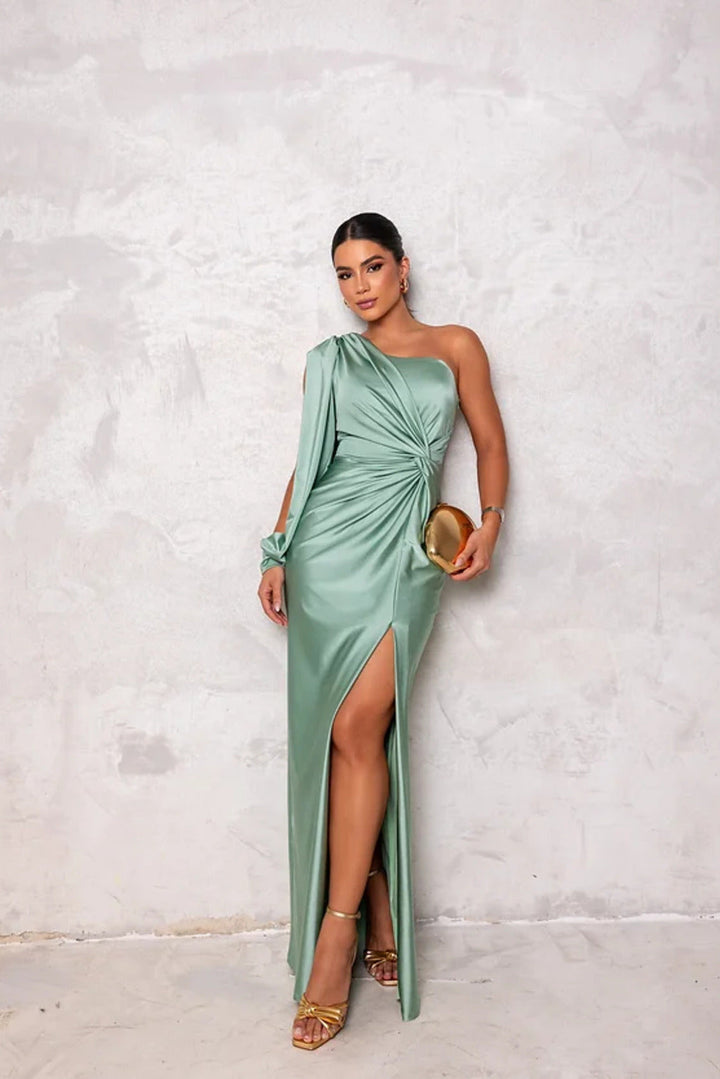 Anna | Elegantes Silhouette Kleid mit Rundhalsausschnitt