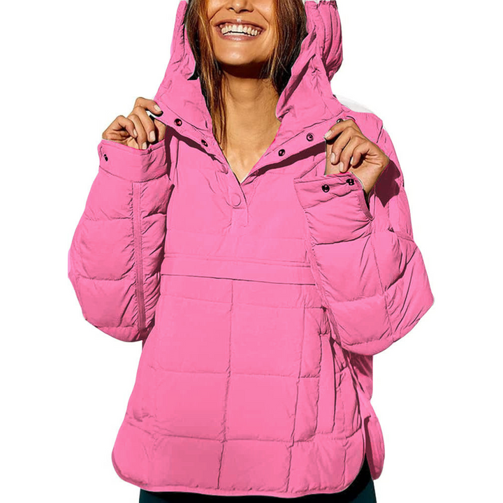 Fely | Übergroßer Kapuzenpullover für Damen mit langen Ärmeln