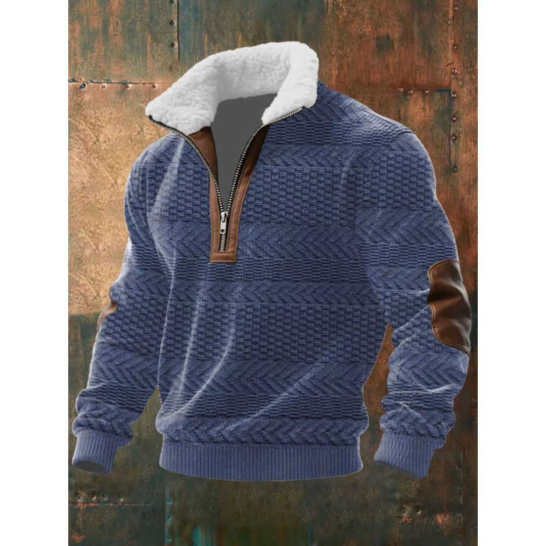 SILVORO | Pullover für Herren mit hohem Kragen