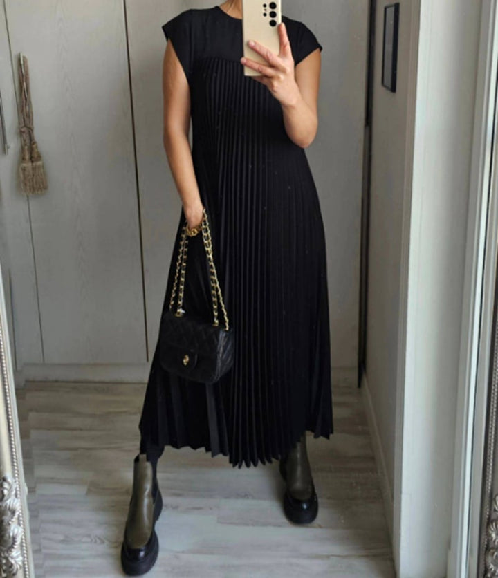 Josie | Zeitloses und Bequemes Maxikleid für Damen mit Rundhalsausschnitt