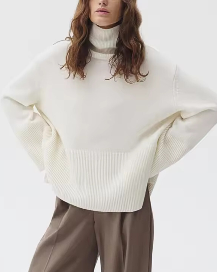 Emma | Rollkragenpullover für Damen mit langen Ärmeln