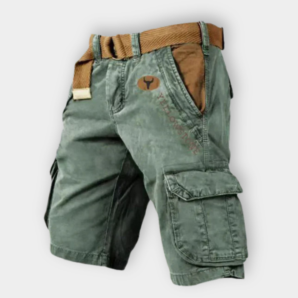 Lando | Explorer Cargo Shorts für Herren mit Sternenmuster