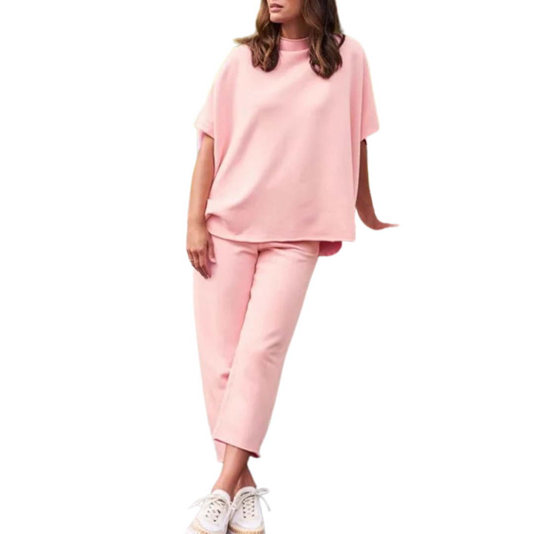 Aella | Entspanntes Batwing-Ärmel Komfortset für Damen