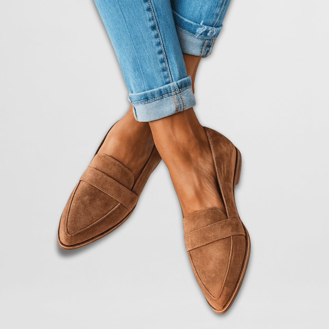 Alessia | Weiche Wildleder Slipper für Damen