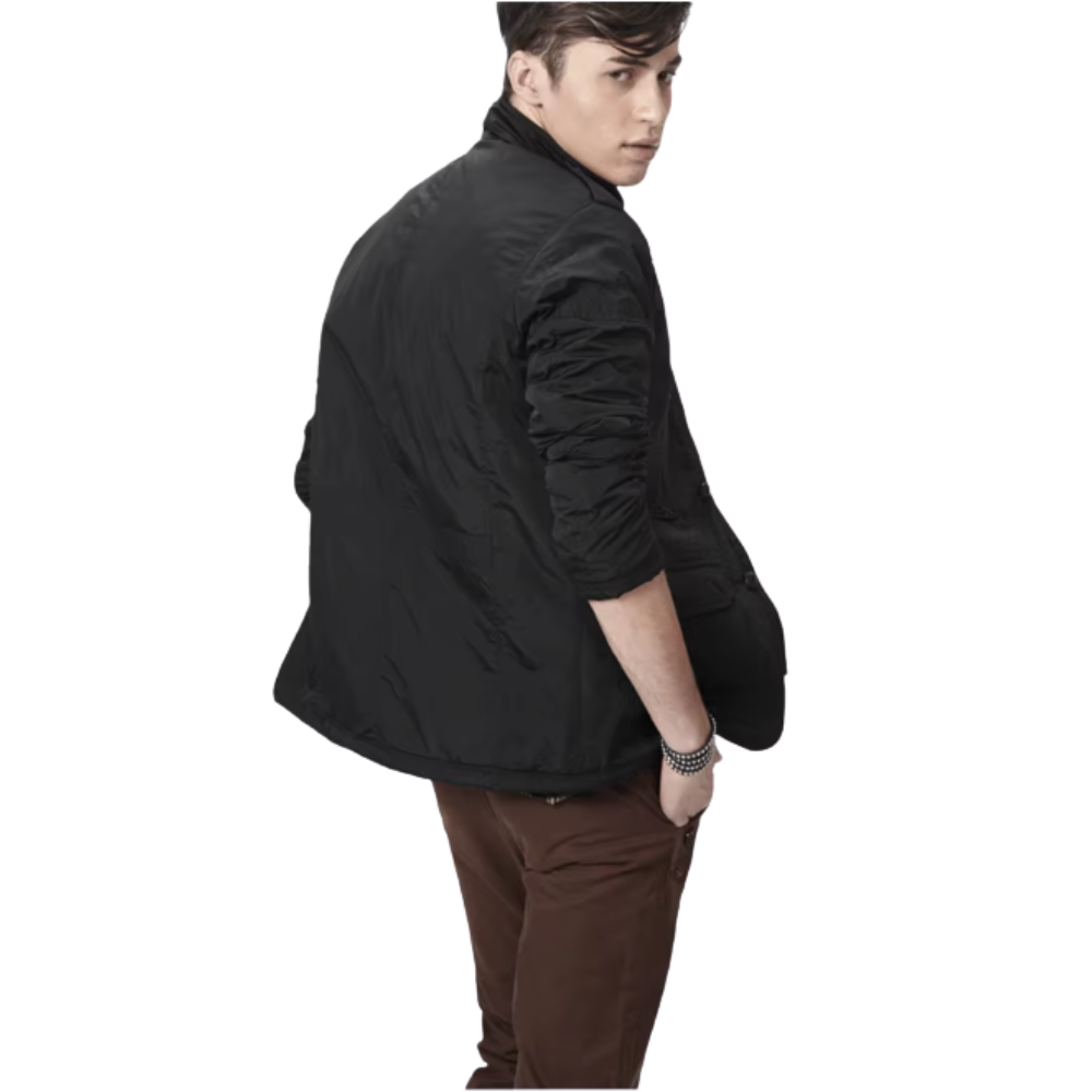 Elegante winddichte Jacke für Herren mit langen Ärmeln