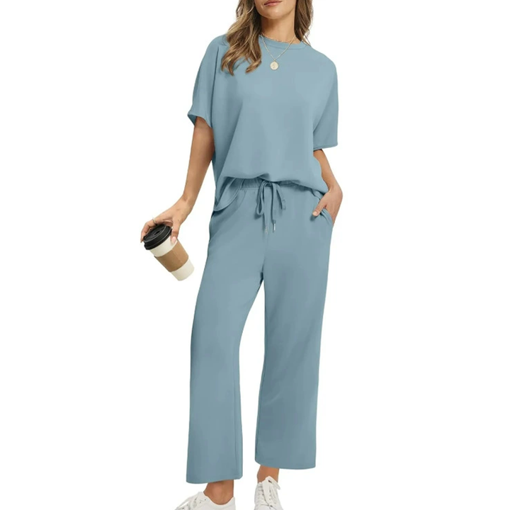 Avery | Lässiges Oberteil- und Hosen-Set für Damen