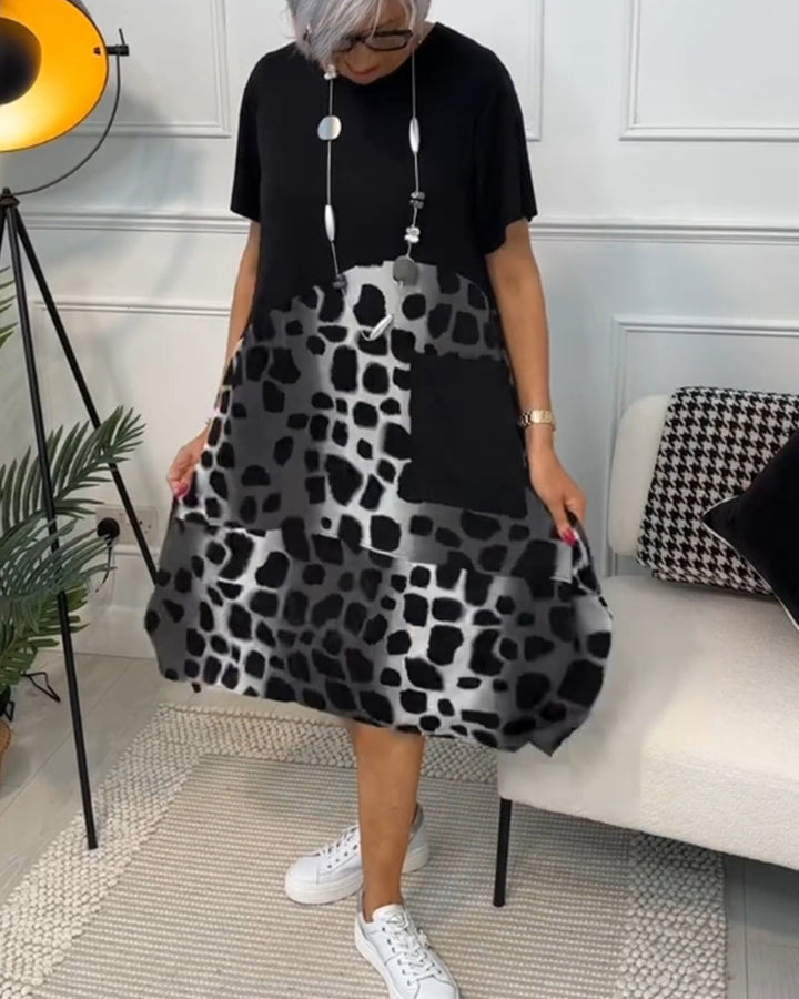 Lina | Luftiges Sommerkleid für Damen mit Rundhalsausschnitt