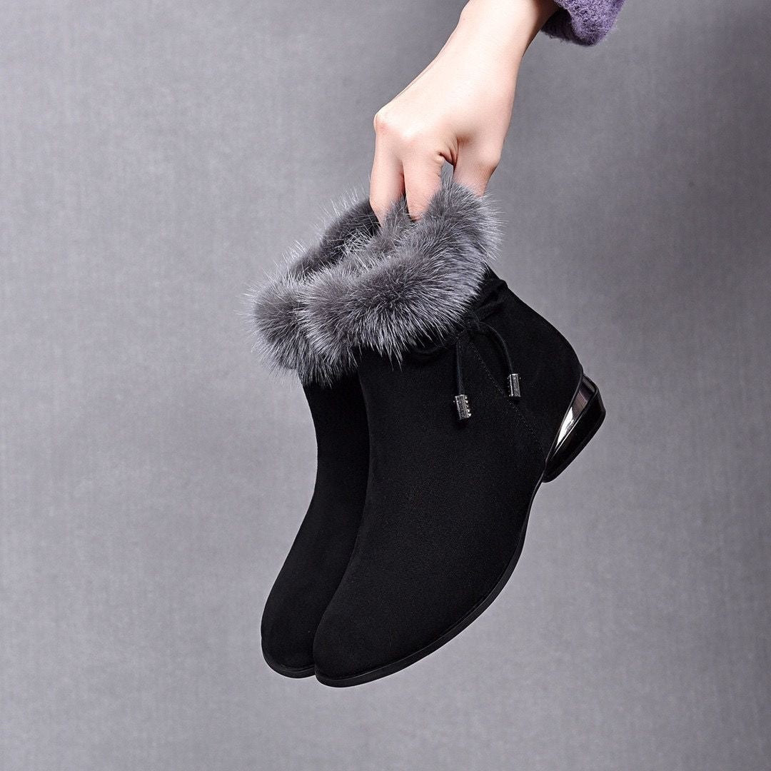 Stacey | Weiche Stiefeletten für Damen mit mittelhohem Absatz