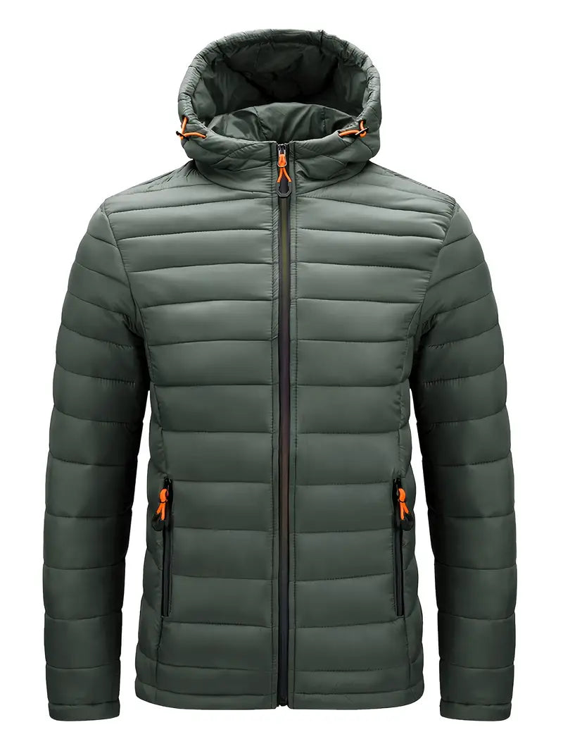 Elegante Kapuzenjacke für Herren mit langen Ärmeln