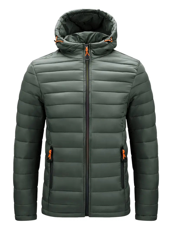 Elegante Kapuzenjacke für Herren mit langen Ärmeln