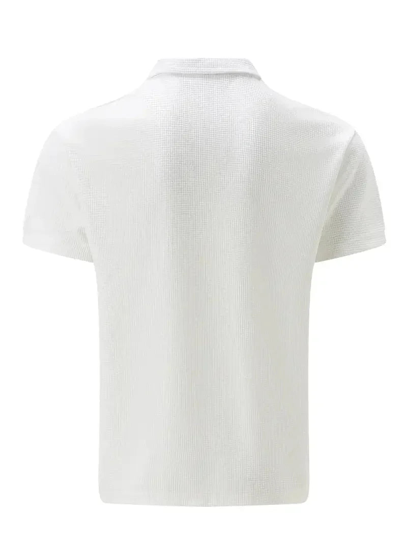 Brit und Boho | Das Sommer-Zip-Polo mit langen Ärmeln Poloshirt