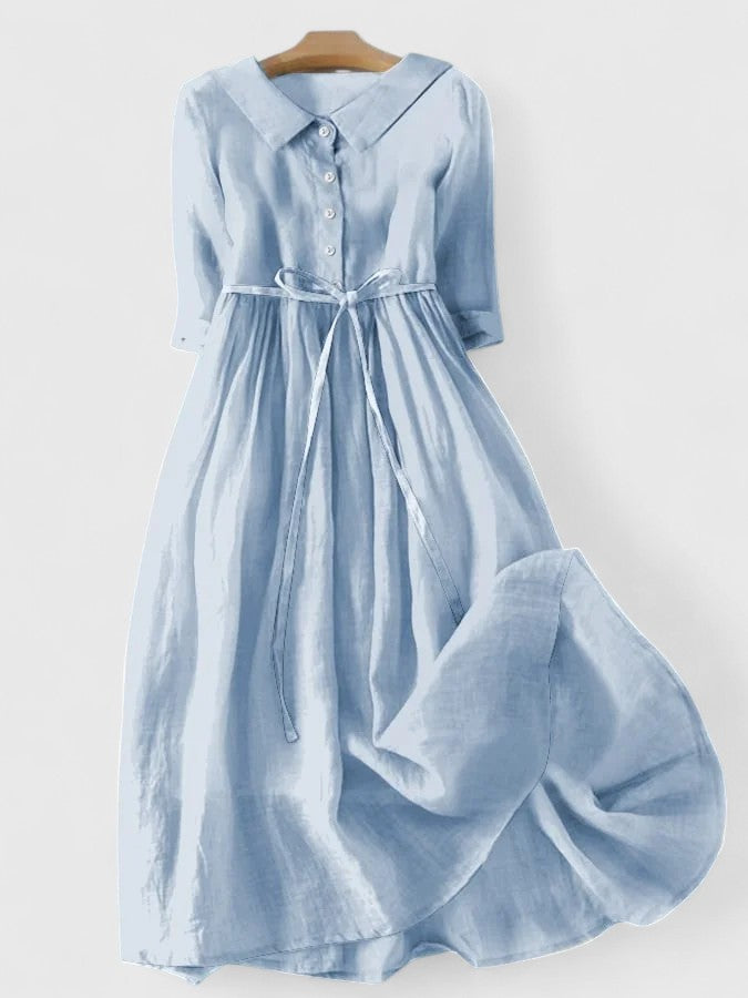 Tharyssa | Elegantes Midikleid für den frühen Frühling für Damen